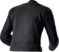 RST S1 D3O LEATHER LADIES JACKET BLACK/WHITE LG