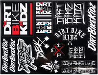 DBK SLAP PACK STICKER SHEET 8.5"X11"