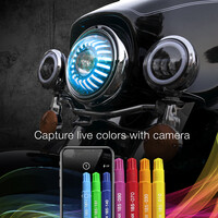 XKGLOW 7" LED RGB Headlight For Harley 1994-2025