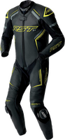 RST S1 D3O SUIT BLK/GRY/FLO YEL LEATHER MD