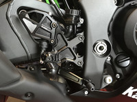 VORTEX REAR SET COMPLETE BLK KAW