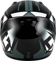 GMAX MD-04 SECTOR HELMET BLACK/SILVER XL