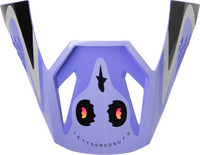 ALPINESTARS JETTSON SM3 YTH VISOR ECE06 GRY/PRPL/BLK GLOSSY