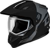 GMAX GM-11 RONIN HELMET MATTE BLACK/SILVER LG