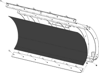 KFI PRODUCTS Replacement Poly Blade Face