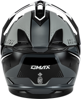 GMAX GM-11 DECIMA HELMET BLACK/GREY/WHITE MD