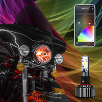 XKGLOW 2-in-1 RGB H4 LED Headlight Bulb Kit
