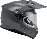 FLY RACING TREKKER CW SOLID HELMET ELEC SHLD GREY MD