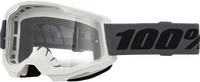 100% STRATA 2 GOGGLE GREY CLEAR LENS