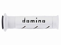 DOMINO RACING XM2 GRIPS WHITE/BLACK PAIR