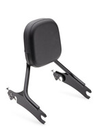 COBRA DETACH BACKREST-SHORT-MED PAD BLACK CHIEFTAIN 14