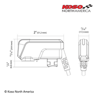KOSO TYPE-C CHARGER ADAPTER HANDLEBAR