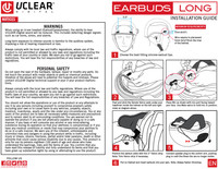 UCLEAR Long Universal Earbuds
