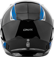 GMAX FF-49 SYTH HELMET BLACK/BLUE 2X