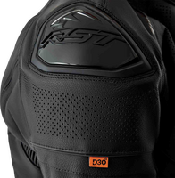 RST S1 D3O LEATHER JACKET BLACK 3X