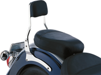 COBRA SHORT SISSY BAR W/PAD CHROME HON VT1300 SABRE 10-14