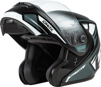 GMAX MD-04 SECTOR HELMET BLACK/SILVER XL