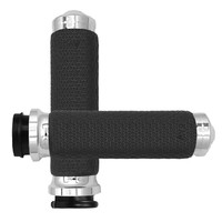 AVON FLY BY WIRE THROTTLE MEMORY FOAM GRIP CHROME