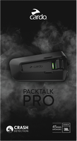 Cardo PACKTALK PRO Motorcycle Helmet Communication System Intercom