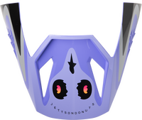 ALPINESTARS JETTSON SM3 VISOR ECE 22.06 GRY/PRPL/BLK GLOSSY