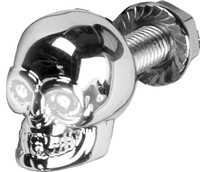 HARDDRIVE Lighted Skull License Plate Screw