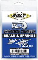 Bolt Hardware 2 Stroke Exhaust Pipe To Silencer Sleeve And Spring Kit Yamaha YZ125 / YZ125X 2001-2025