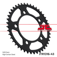 JT REAR SPROCKET STEEL 43T-520 HON