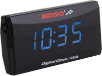 KOSO Super Slim Clock/Volt Meter
