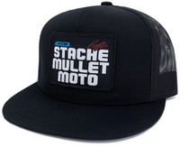 DBK STACHE MULLET MOTO 2FIFTY HAT BLACK