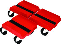 SUPERCADDY Four Wheel Dolly Set