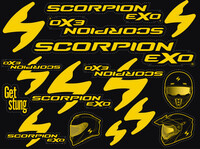 SCORPION EXO Sticker Sheet 2022
