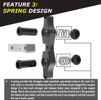 TAMER Tamer Holeshot Buttons