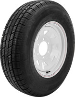AWC Trailer Tire & 8 Spoke Steel Wheel Assembly