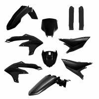 POLISPORT PLASTIC BODY KIT BLACK