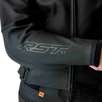 RST S1 D3O LEATHER JACKET BLACK 3X