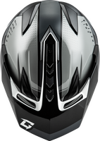 GMAX GM-11 DECIMA HELMET BLACK/GREY/WHITE MD