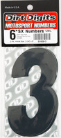 DIRT DIGITS Super X Competition Stick-on Numbers