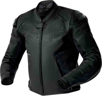 RST S1 D3O LEATHER LADIES JACKET BLACK/WHITE LG