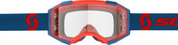 SCOTT FURY GOGGLE DRK BLUE/NEON RED CLEAR WORKS