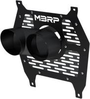 MBRP BOLT-ON 4" TIP AND SHIELD BLK CAN