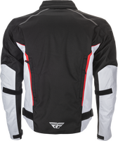 Fly Racing Launch Jacket (Black/White/Red, XX-Large)