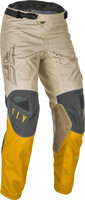 Fly Racing Kinetic K121 Pants (Mustard/Stone/Grey, 20) – Durable & Flexible