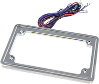Letric Lighting Co. Perfect Plate License Plate Frame For Harley