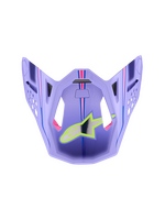 ALPINESTARS S-M10 JL VISOR ECE 22.06 PRPL/PNK FLUO/YLW FLUO GLS