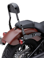 COBRA DETACHABLE BACKREST SHORT BLACK DYNA 06-17