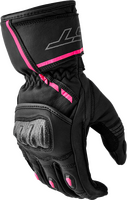 RST S1 D3O LADIES GLOVE BLACK/PINK LEATHER MD