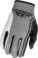 FLY RACING LITE GLOVES GREY/BLACK XS