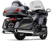 COBRA TRI-FLO SLIP ON CHROME HON GL1800/F6B