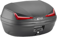GIVI SIMPLY IV TOP CASE 45L BLACK W/RED LENS