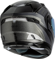 GMAX MD-01 VOLTA HELMET GREY/SILVER METALLIC 3X